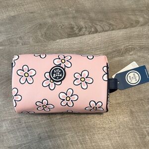 Life Is Good Pink Daisy Cosmetic Pouch